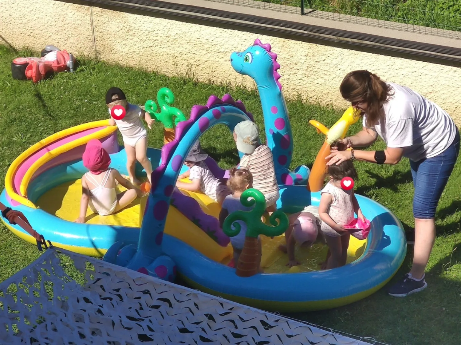 Une crèche riche en activités, à l’intérieur comme à l’extérieur